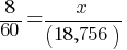 8/60 = x/(18,756)