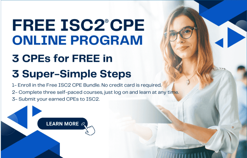 7 Ways To Earn ISC2 CPE Credits - Free CPE Credits Included