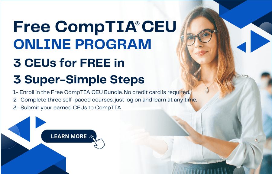 Free CompTIA A+ CE Renewal Training Program