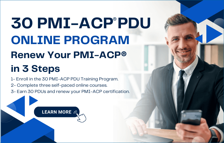 30 PMI-ACP Renewal PDU