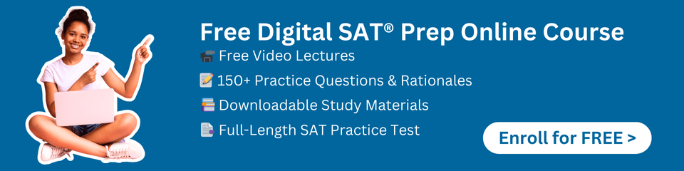 Free SAT Prep Online Course Banner