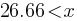26.66 lt x